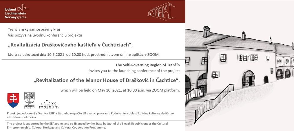 O komplexnej obnove Draškovičovho kaštieľa v Čachticiach budeme hovoriť naživo
